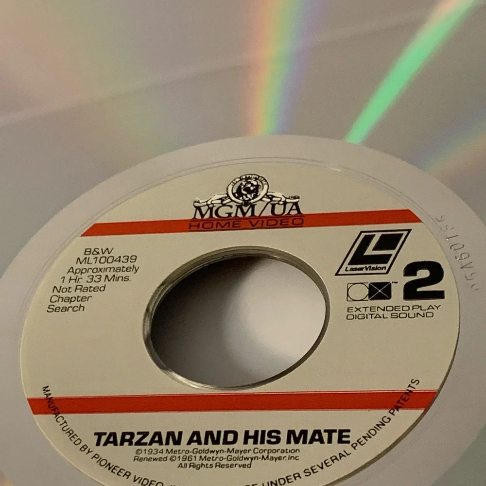 Tarzan and His Mate‎ LaserDisc